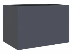 Jardinera de acero laminado en frío antracita 62x47x46 cm^Clicnbuy Outlet