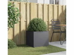 Jardinera de acero laminado en frío antracita 49x47x46 cm^Clicnbuy Outlet