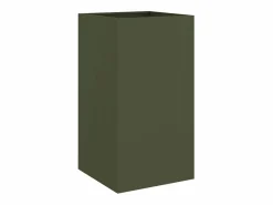 Jardinera de acero laminado en frío oliva 42x38x75 cm^Clicnbuy Online