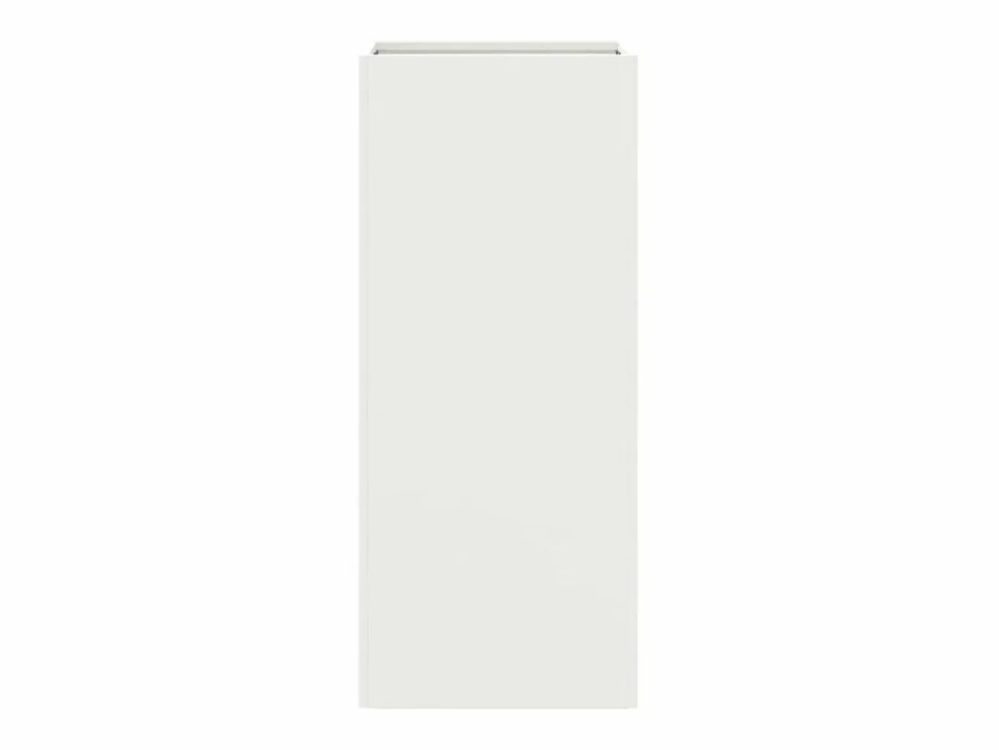 Clicnbuy Jardinera de acero laminado en frío 32x27,5x75 cm Blanco