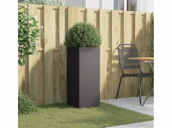 Clicnbuy Jardinera|Jardinera de acero laminado en frío 32x27,5x75 cm