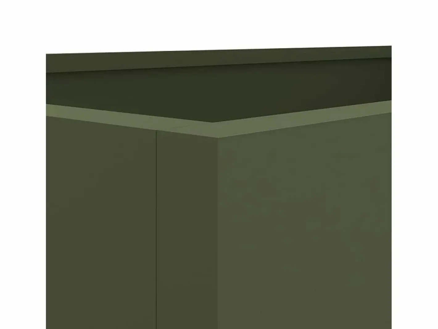 Clicnbuy Jardinera de acero laminado en frío oliva 62x40x39 cm Verde Best