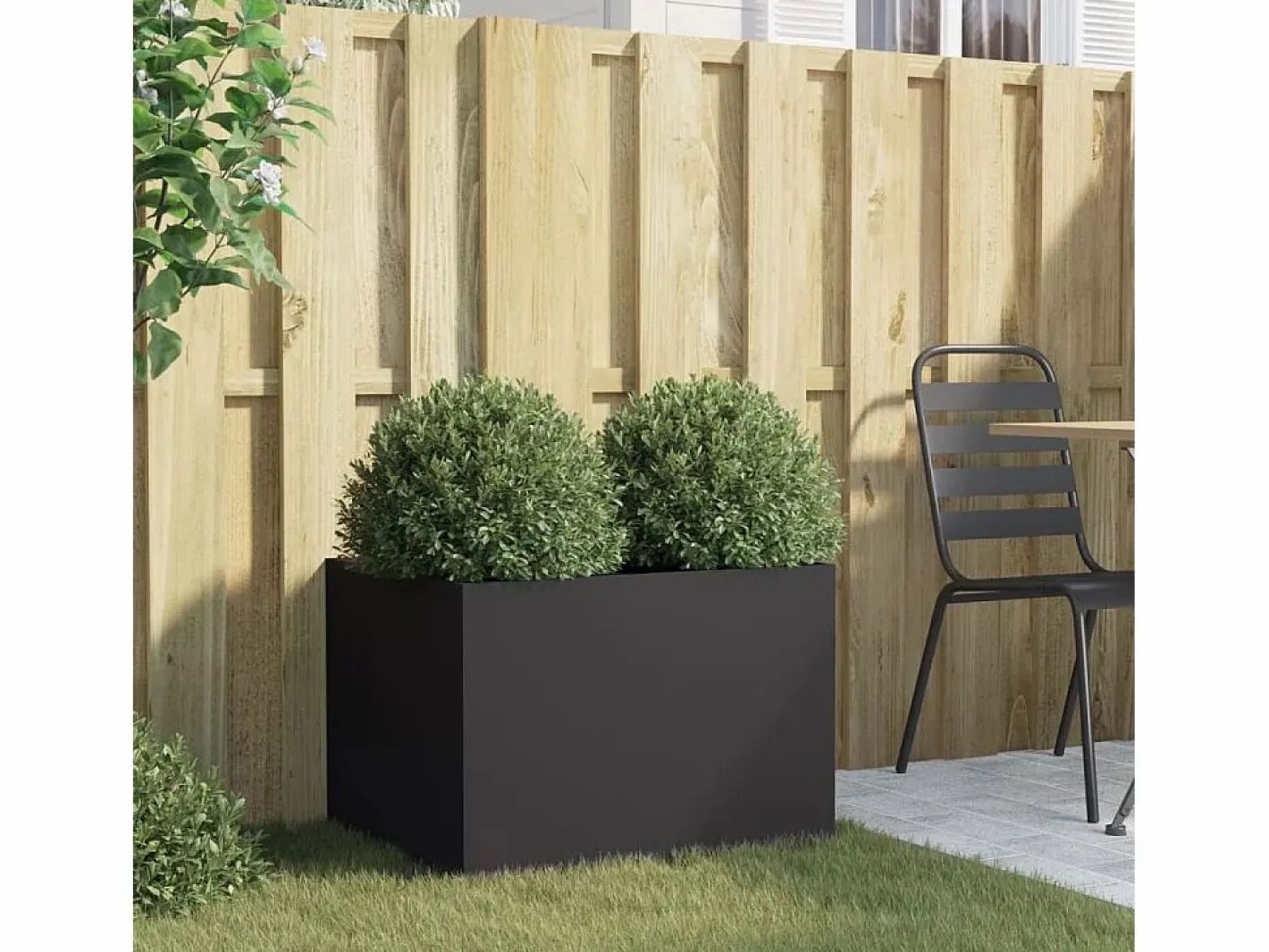 Jardinera de acero laminado en frío 62x47x46 cm^Clicnbuy Discount