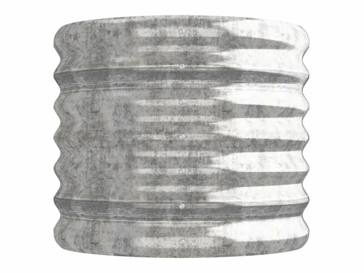Clicnbuy Jardinera de acero recubrimiento en polvo 114x40x68 cm Plateado Best