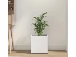 Clicnbuy Jardinera|Jardinera de madera contrachapada brillante 40x40x40 cm