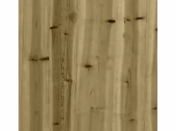 Clicnbuy Jardinera de madera de pino impregnada 40x40x50 cm Marru00f3n
