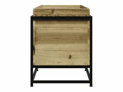Clicnbuy Jardinera de madera de pino impregnada 80x40x50 cm Marru00f3n Discount