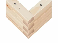 Clicnbuy Jardinera de madera maciza de pino 110x60x23 cm Marru00f3n Best