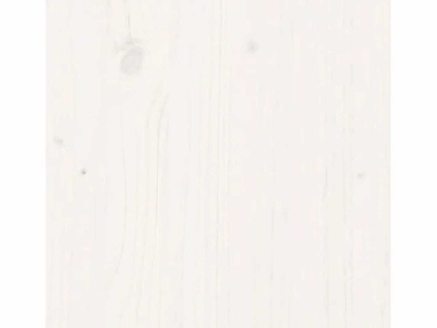 Clicnbuy Jardinera de madera maciza de pino 40x40x26,5 cm Blanco Clearance