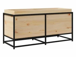 Clicnbuy Jardinera|Jardinera de madera maciza de pino 100x40x50 cm