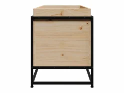 Clicnbuy Jardinera|Jardinera de madera maciza de pino 100x40x50 cm