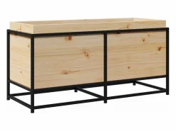 Clicnbuy Jardinera|Jardinera de madera maciza de pino 100x40x50 cm