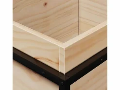 Clicnbuy Jardinera|Jardinera de madera maciza de pino 100x40x50 cm