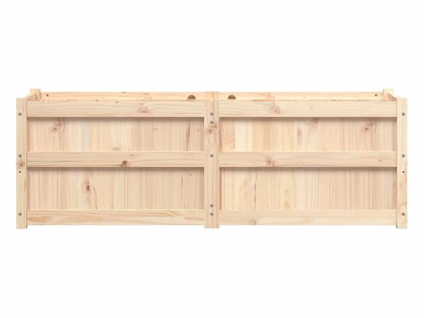 Clicnbuy Jardinera de madera maciza de pino 150x50x50 cm Marru00f3n Sale