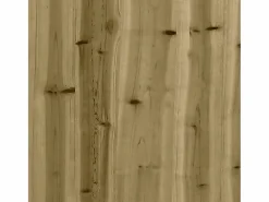 Clicnbuy Jardinera|Jardinera diseño de valla madera de pino impregnada 60x60x60 cm