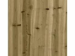 Clicnbuy Jardinera|Jardinera diseño de valla madera de pino impregnada 30x30x30 cm