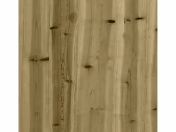 Clicnbuy Jardinera diseño de valla madera de pino impregnada 40x40x40 cm Marru00f3n Sale