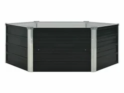 Jardinera elevada acero galvanizado 129x129x45cm^Clicnbuy Discount