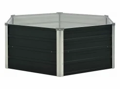 Jardinera elevada acero galvanizado 129x129x45cm^Clicnbuy Discount