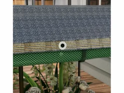 Jardinera elevada de acero con red antipájaros, oscuro (230x110x110 cm) Gris New