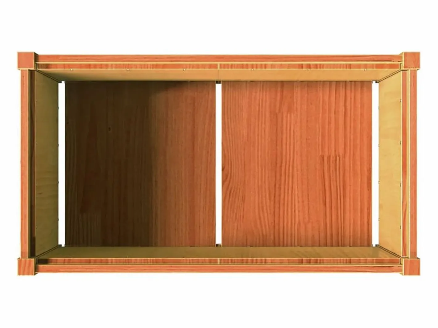 Clicnbuy Jardinera|Jardinera exterior madera maciza pino marrón cera 90x50x50 cm