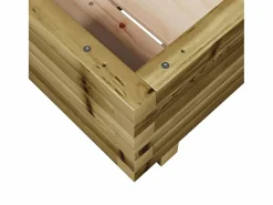 Clicnbuy Jardinera|Jardinera madera de pino impregnada 40x40x26,5 cm