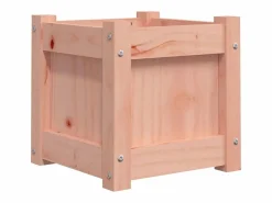 Clicnbuy Jardinera madera maciza de abeto Douglas 31x31x31 cm Marru00f3n New