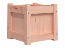 Clicnbuy Jardinera madera maciza de abeto Douglas 31x31x31 cm Marru00f3n New