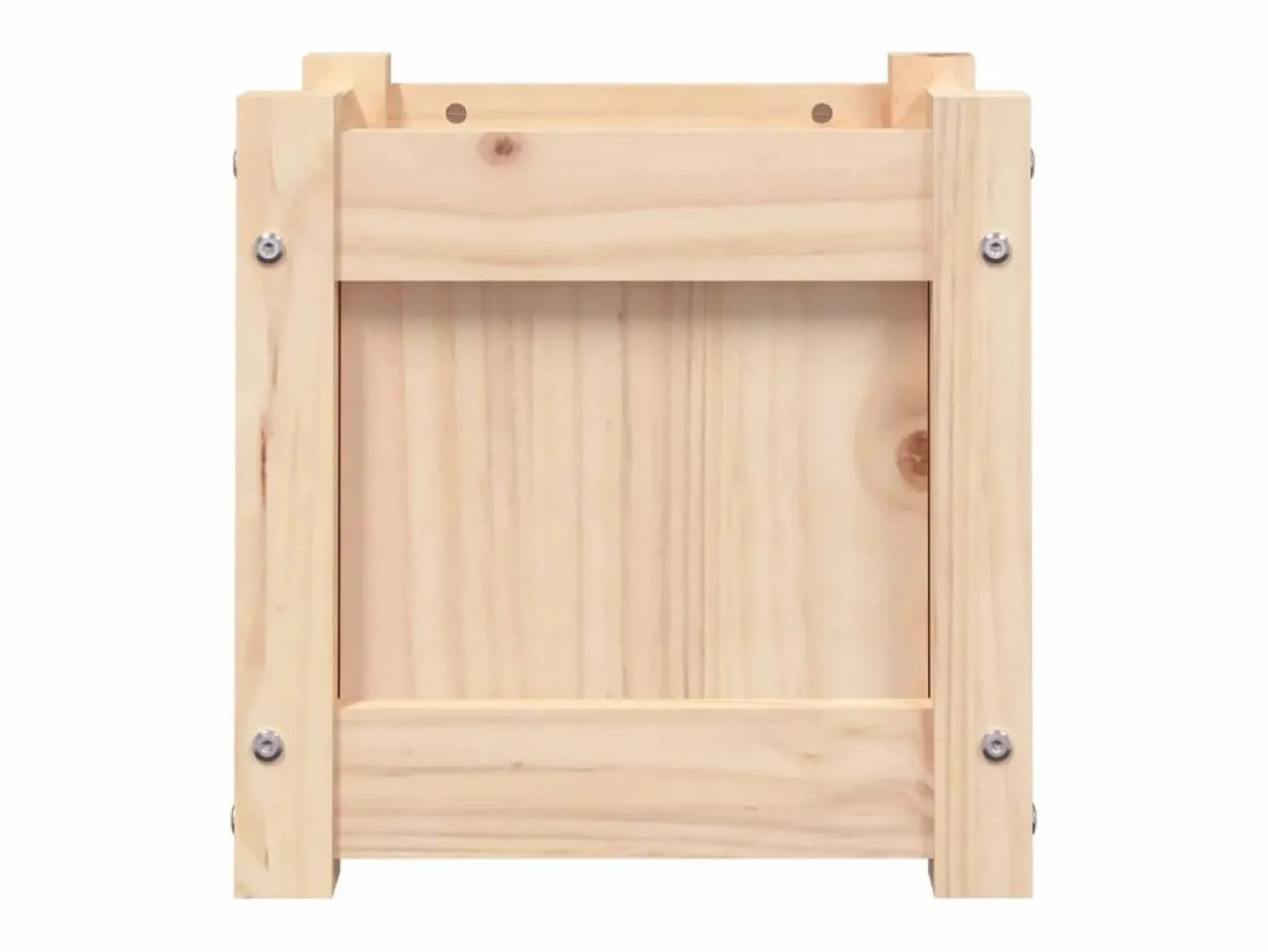 Clicnbuy Jardinera|Jardinera madera maciza de pino 31x31x31 cm