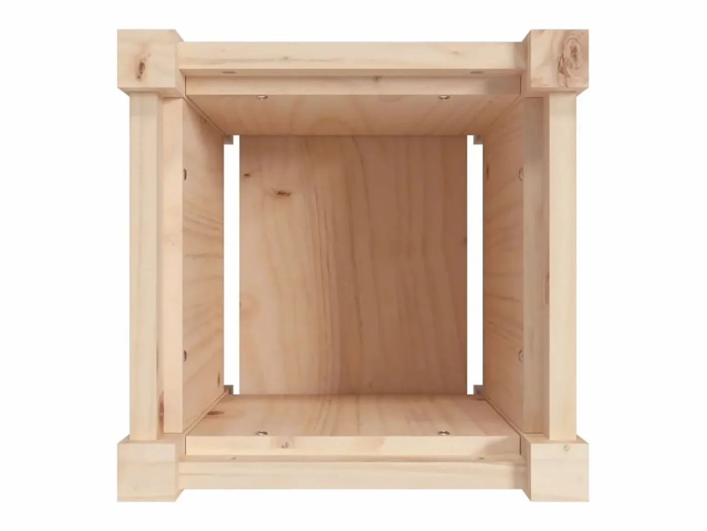 Clicnbuy Jardinera|Jardinera madera maciza de pino 31x31x31 cm