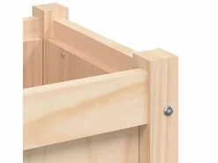 Clicnbuy Jardinera|Jardinera madera maciza de pino 31x31x31 cm