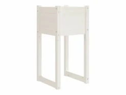 Clicnbuy Jardinera|Jardinera madera maciza de pino 40x40x81 cm