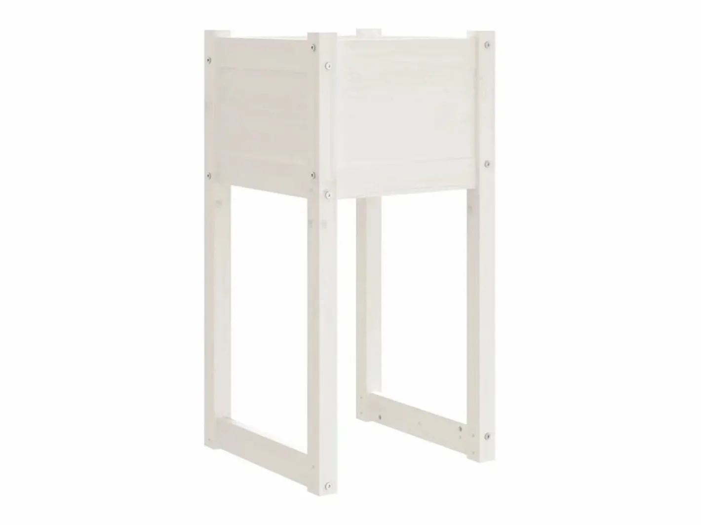 Clicnbuy Jardinera|Jardinera madera maciza de pino 40x40x81 cm