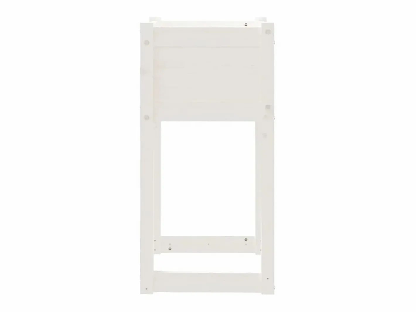 Clicnbuy Jardinera|Jardinera madera maciza de pino 40x40x81 cm