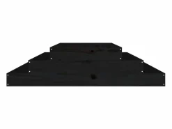 Jardinera madera maciza de pino 110x110x27 cm^Clicnbuy Clearance