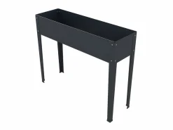 Jardinera sobre base en acero antracita - An100 x P30 x Al80cm - YGOS^Vente-unique Discount