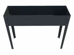 Jardinera sobre base en acero antracita - An100 x P30 x Al80cm - YGOS^Vente-unique Discount