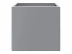 Clicnbuy Jardineras 2 unidades acero corten 32x30x29 cm Plateado Discount