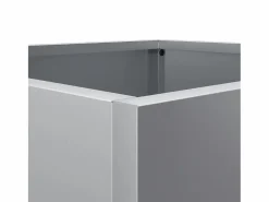 Clicnbuy Jardineras 2 unidades acero corten 32x30x29 cm Plateado Discount