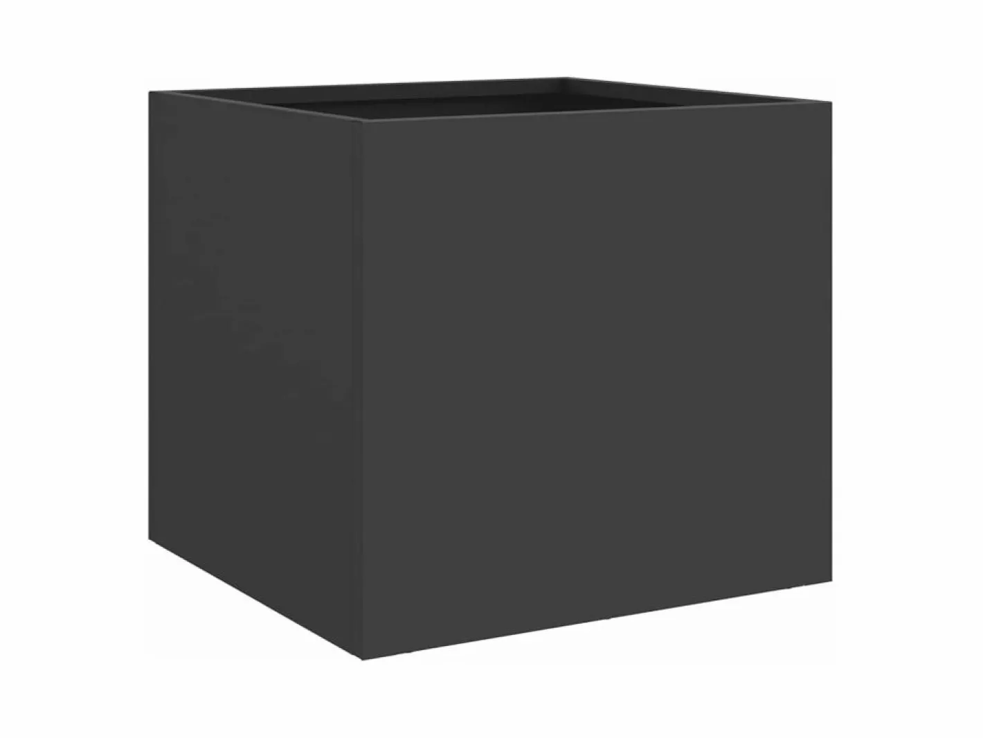 Clicnbuy Jardineras 2 unidades acero laminado en frío 32x30x29 cm Negro New