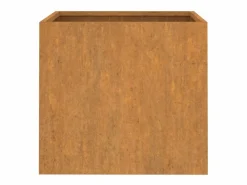 Clicnbuy Jardineras 2 unidades acero corten 49x47x46 cm Marru00f3n Best