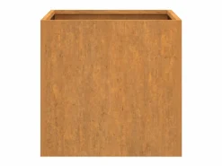 Clicnbuy Jardineras 2 unidades acero corten 49x47x46 cm Marru00f3n Best