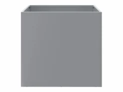 Clicnbuy Jardinera|Jardineras 2 unidades acero galvanizado 49x47x46 cm