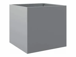 Clicnbuy Jardinera|Jardineras 2 unidades acero galvanizado 49x47x46 cm