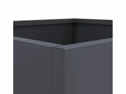 Jardineras 2 unidades acero laminado en frío antracita 32x30x29 cm^Clicnbuy Outlet