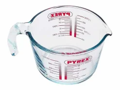 Pyrex Materiales Y Utensilios De Cocina|Jarra medidora Classic con tapa 1L vidrio
