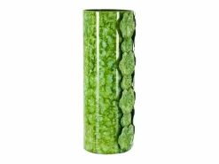 Jarrón de concha de metal 18x17,5x46 Verde Clearance