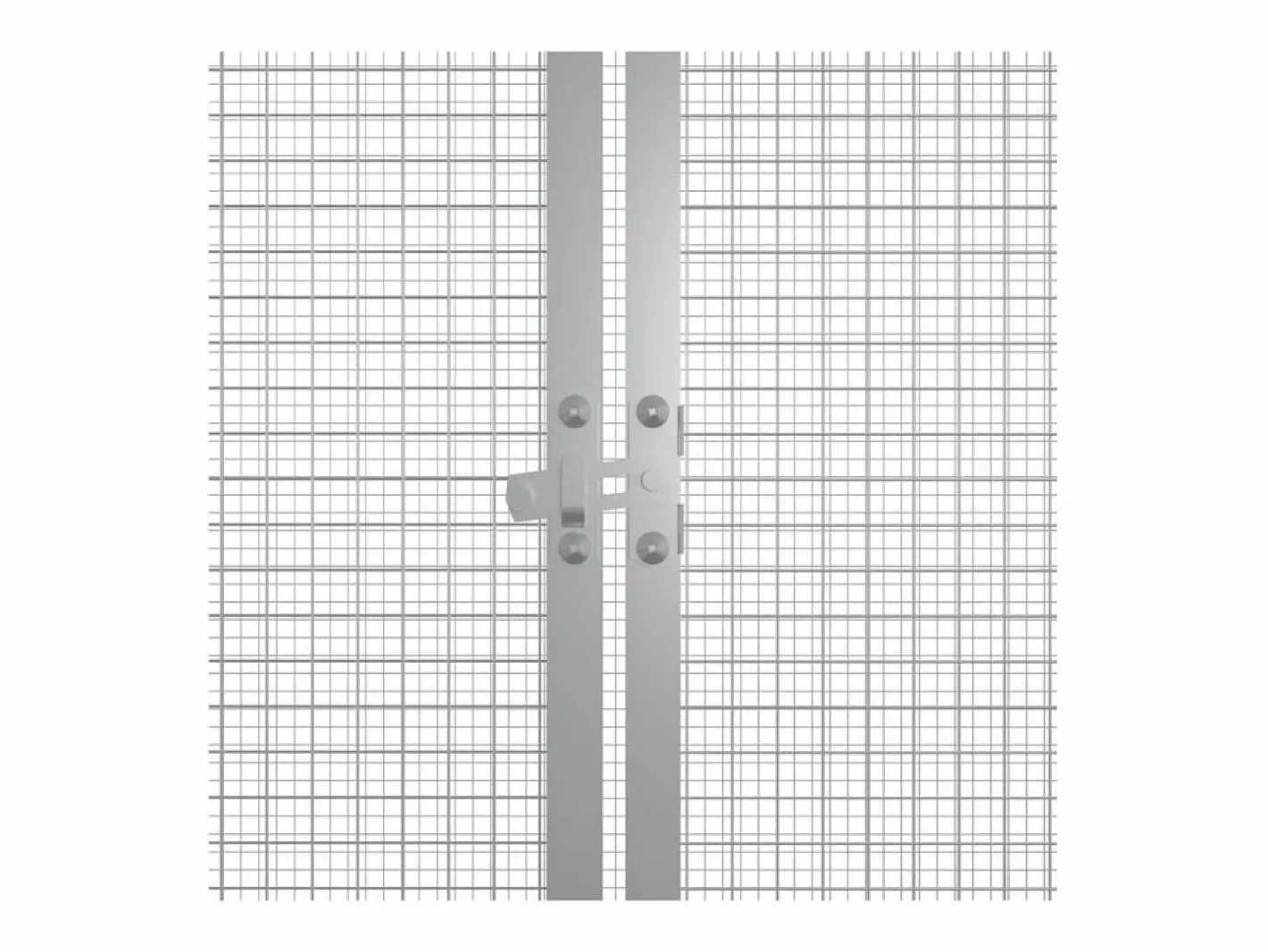Jaula de gallinas acero galvanizado antracita 200x91x100 cm ES757479^ Clearance