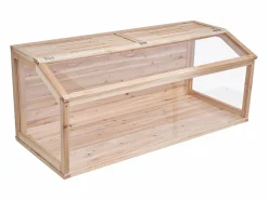 Transportín De Paseo Para Animales|Jaula de Madera para Hámster, SucceBuy, 122 cm, Hábitat para Ratones, Roedores y Pequeños Animales
