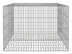 Jaula para conejos 2 paneles hierro galvanizado 110x79x54 cm ES879101^ Outlet